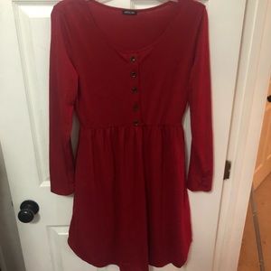 Arolina Longsleeve red dress size M